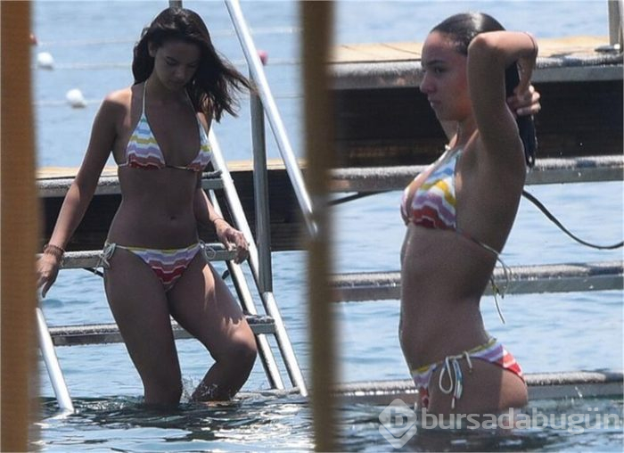 Geçen yılın Türkiye 2. Güzeli tatil yapıyor