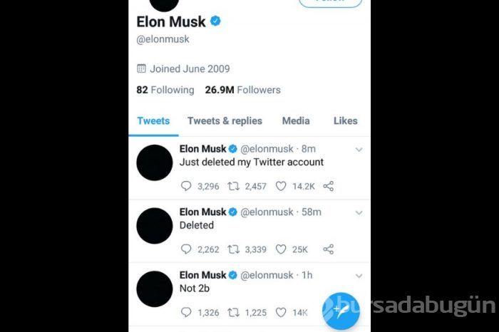 Elon Musk tepkiler sonrası hesabını kapattı