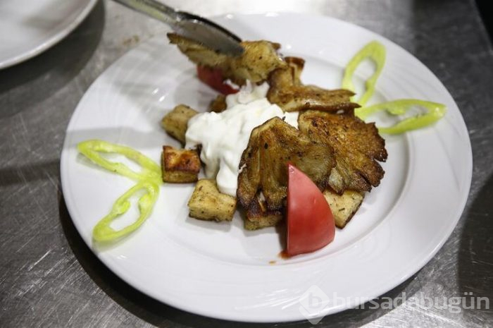 Mantardan döner kebap