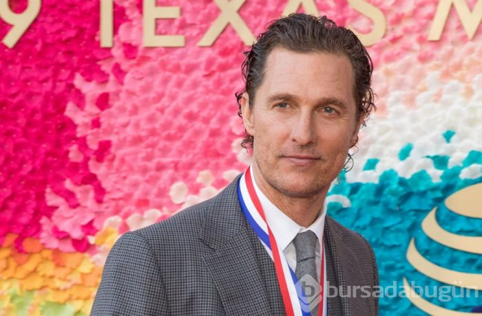 Oscar'lı oyuncu Matthew McConaughey İstanbul'a geldi