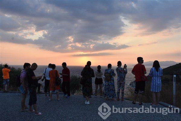 Kuşadası`nda gün batımı
