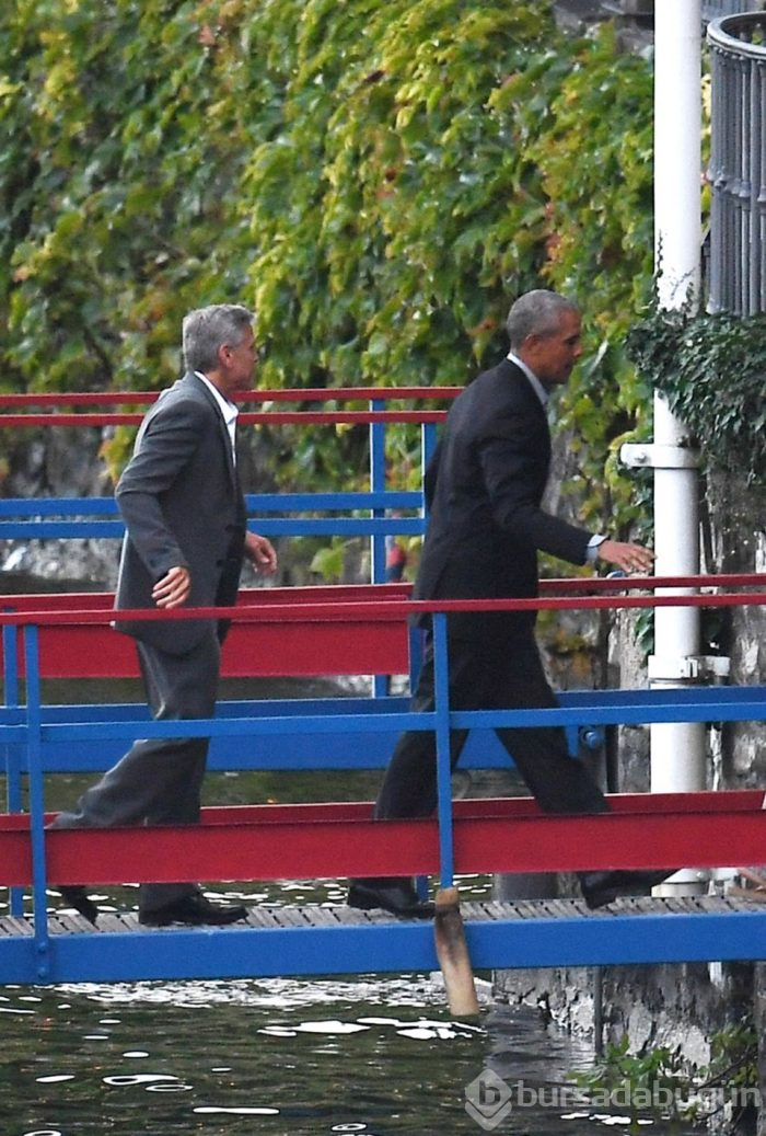 George Clooney ile Barack Obama tekne turunda