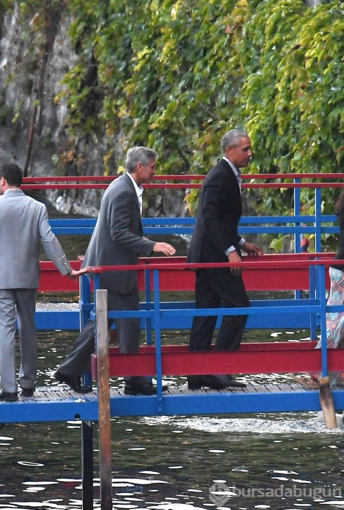 George Clooney ile Barack Obama tekne turunda