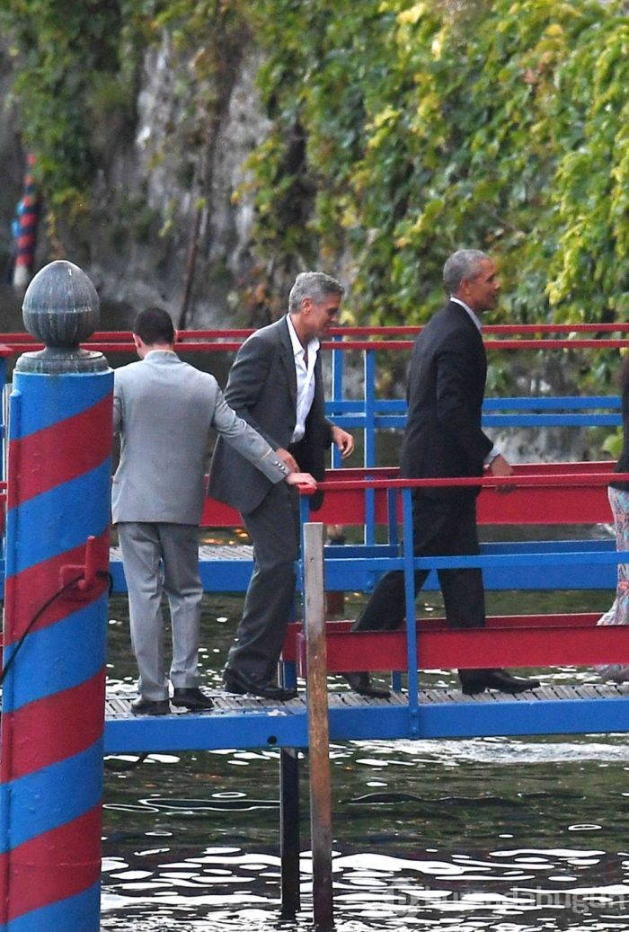 George Clooney ile Barack Obama tekne turunda