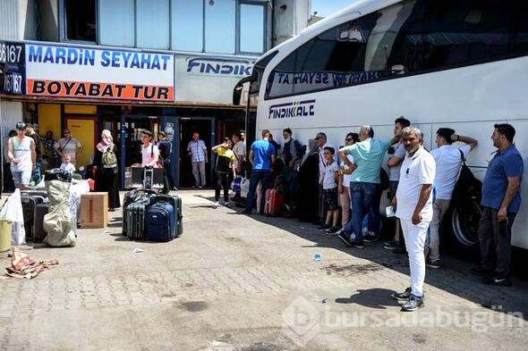 Otogarda gidiş yoğunluğu devam ediyor
