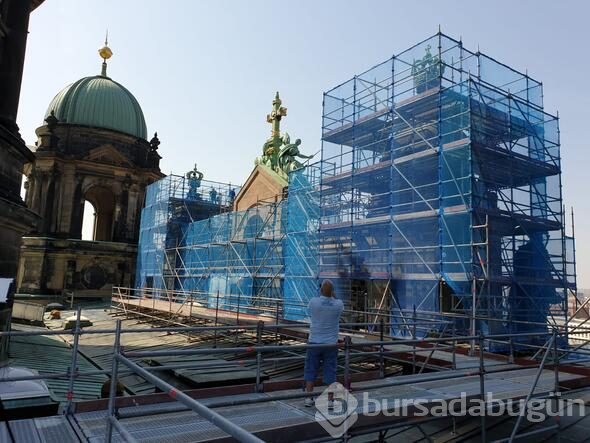 Dom Kilisesi'nde Notre Dame tatbikatı
