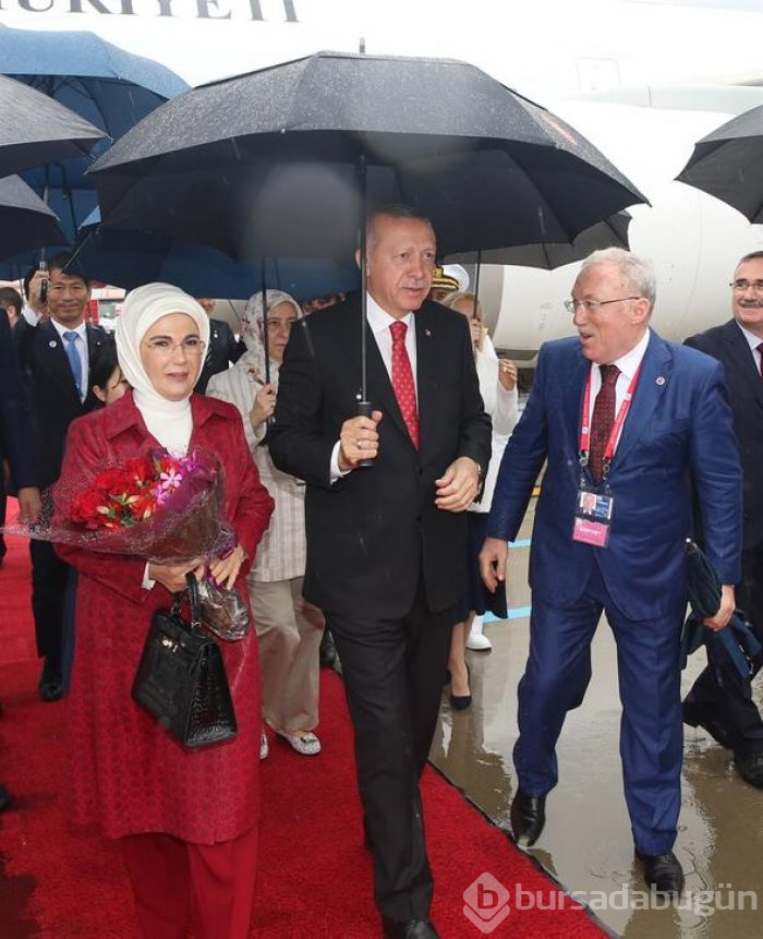 Cumhurbaşkanı Erdoğan Japonya'ya geldi
