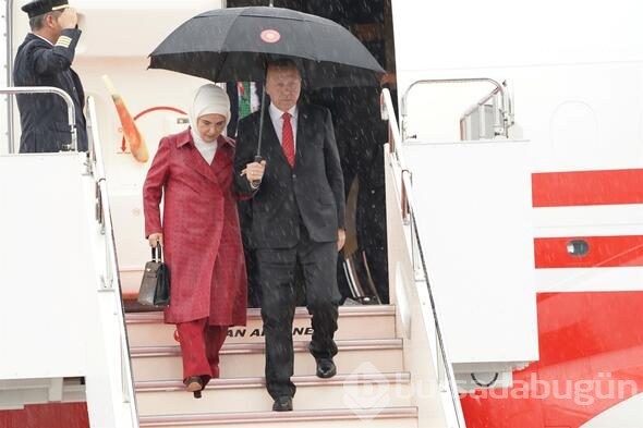 Cumhurbaşkanı Erdoğan Japonya'ya geldi
