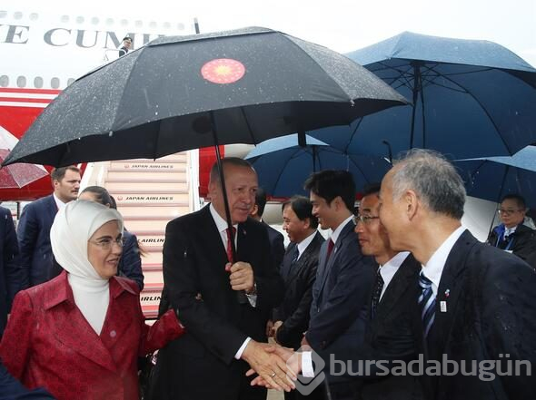 Cumhurbaşkanı Erdoğan Japonya'ya geldi
