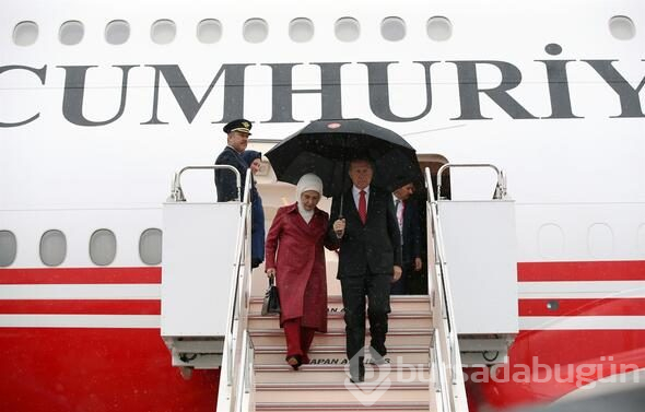 Cumhurbaşkanı Erdoğan Japonya'ya geldi
