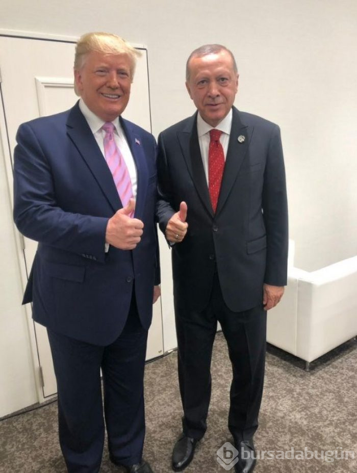 Erdoğan ile Trump böyle poz verdi