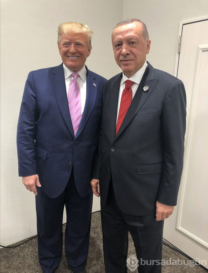 Erdoğan ile Trump böyle poz verdi