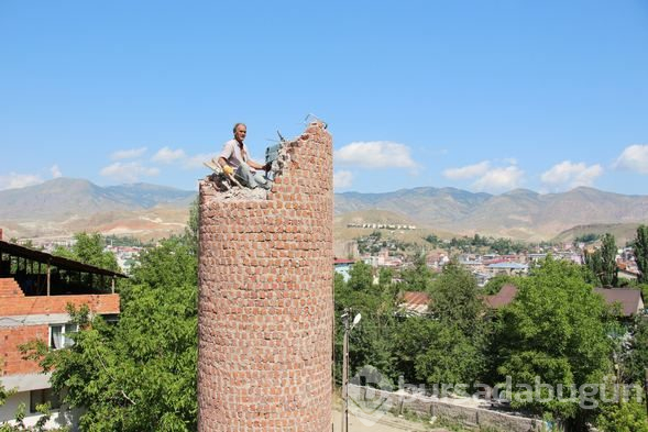 Karar verildi... 15 metrelik minareyi böyle yıkıyor
