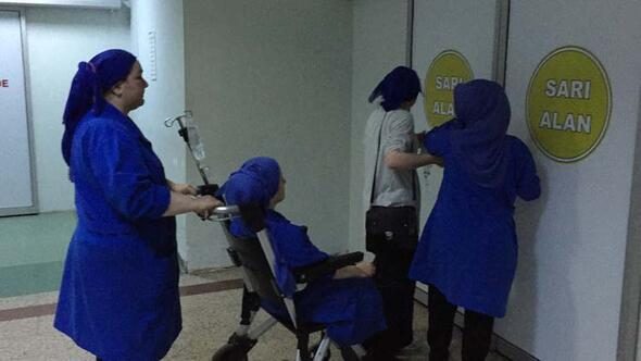 Fabrikada dumandan etkilenen 23 işçi hastaneye kaldırıldı
