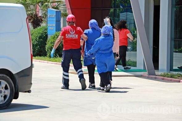 Fabrikada dumandan etkilenen 23 işçi hastaneye kaldırıldı
