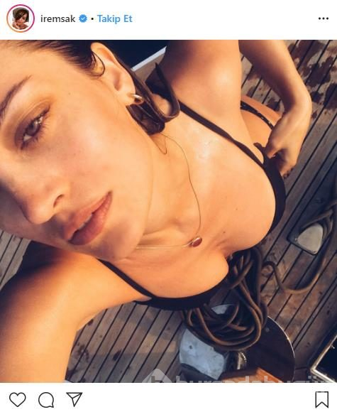 Bikinili fotoğrafına beğeni yağdı!