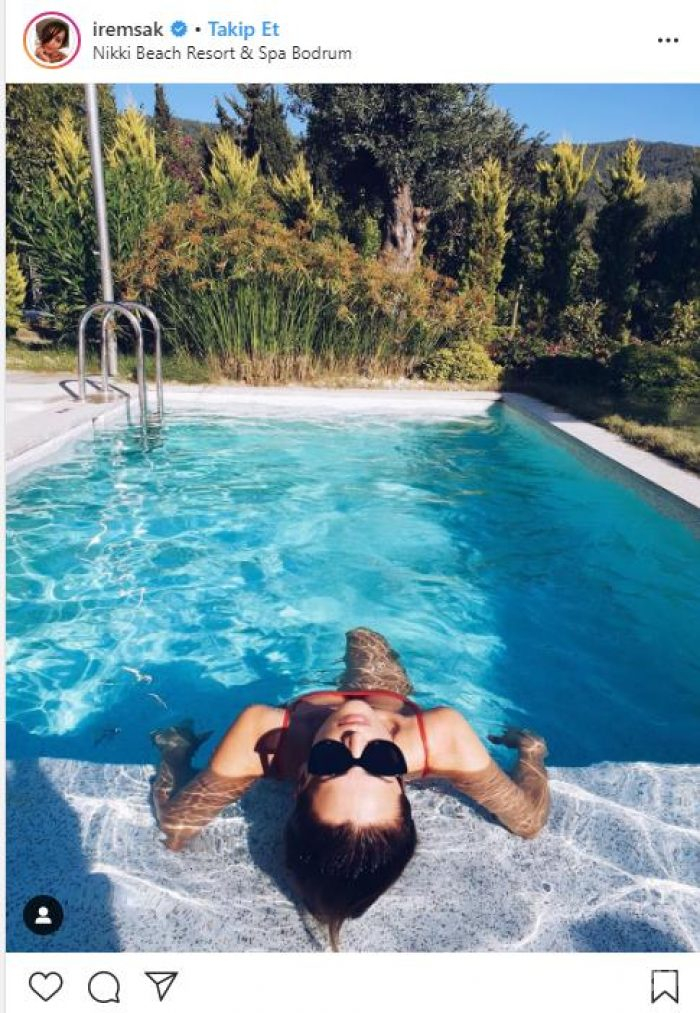 Bikinili fotoğrafına beğeni yağdı!