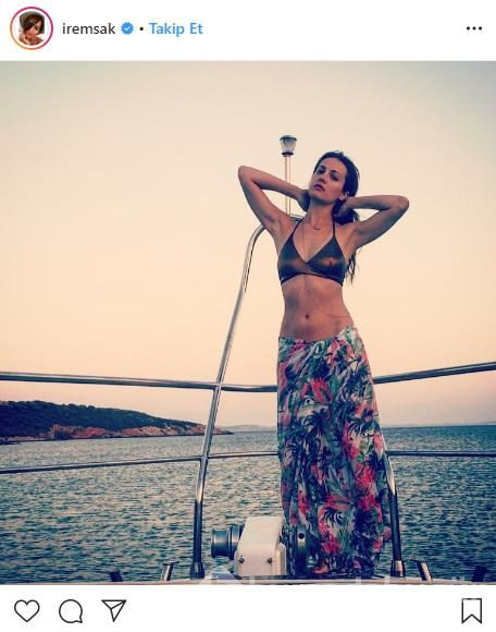 Bikinili fotoğrafına beğeni yağdı!