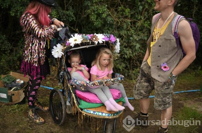 Glastonbury Festivali'nin ardında çöp dağı kaldı