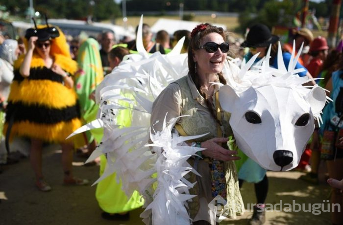 Glastonbury Festivali'nin ardında çöp dağı kaldı
