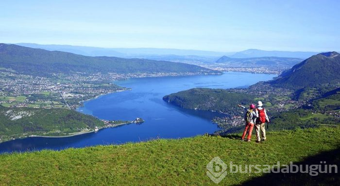 Avrupa'nın en temiz gölü Annecy