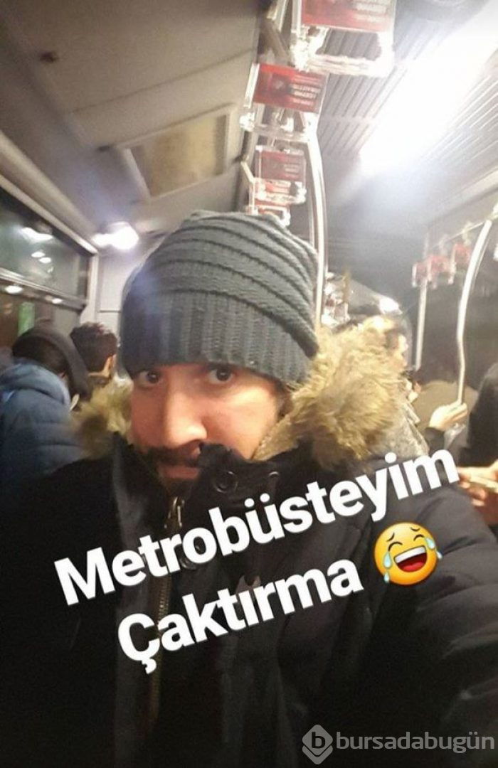 Toplu taşımaya binen ünlüler