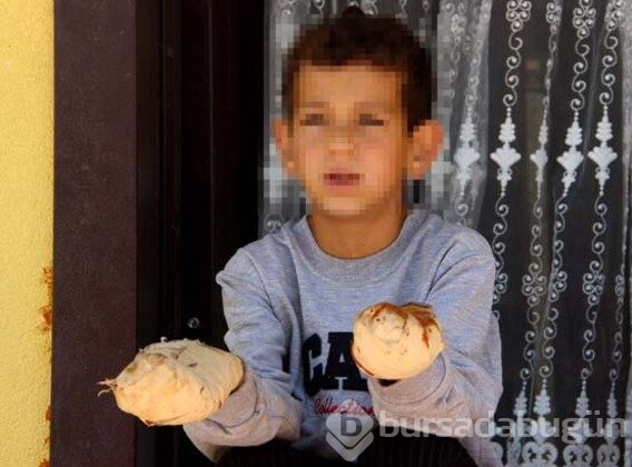 Komşu çocuğu, küçük Efe'ye dehşeti yaşattı
