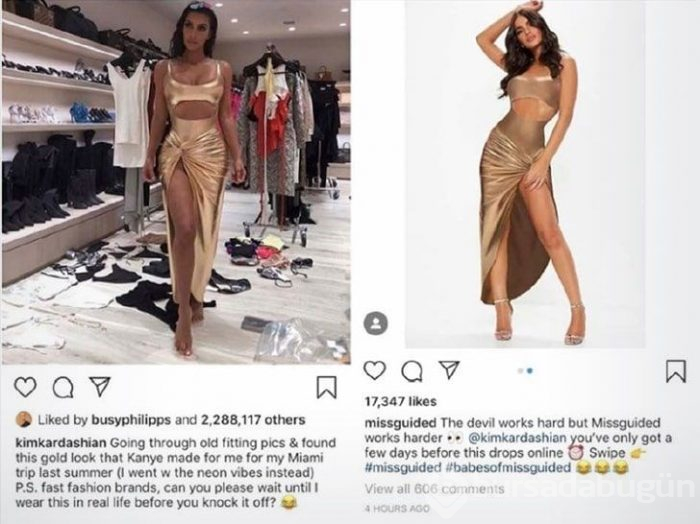 Kim Kardashian elbise davasından 2,7 milyon dolar kazandı