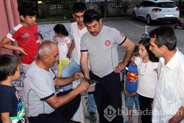 Çatıda boynuna ip dolandı, 10. katta sallandı