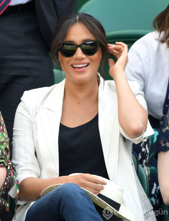 Meghan Markle Wimbledon'da Serena Williams maçında