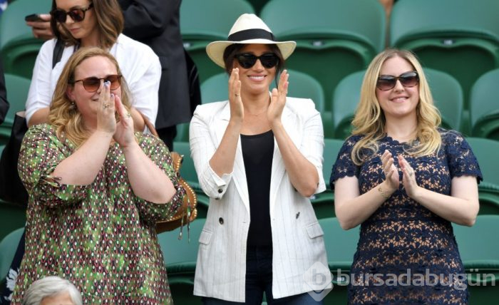 Meghan Markle Wimbledon'da Serena Williams maçında