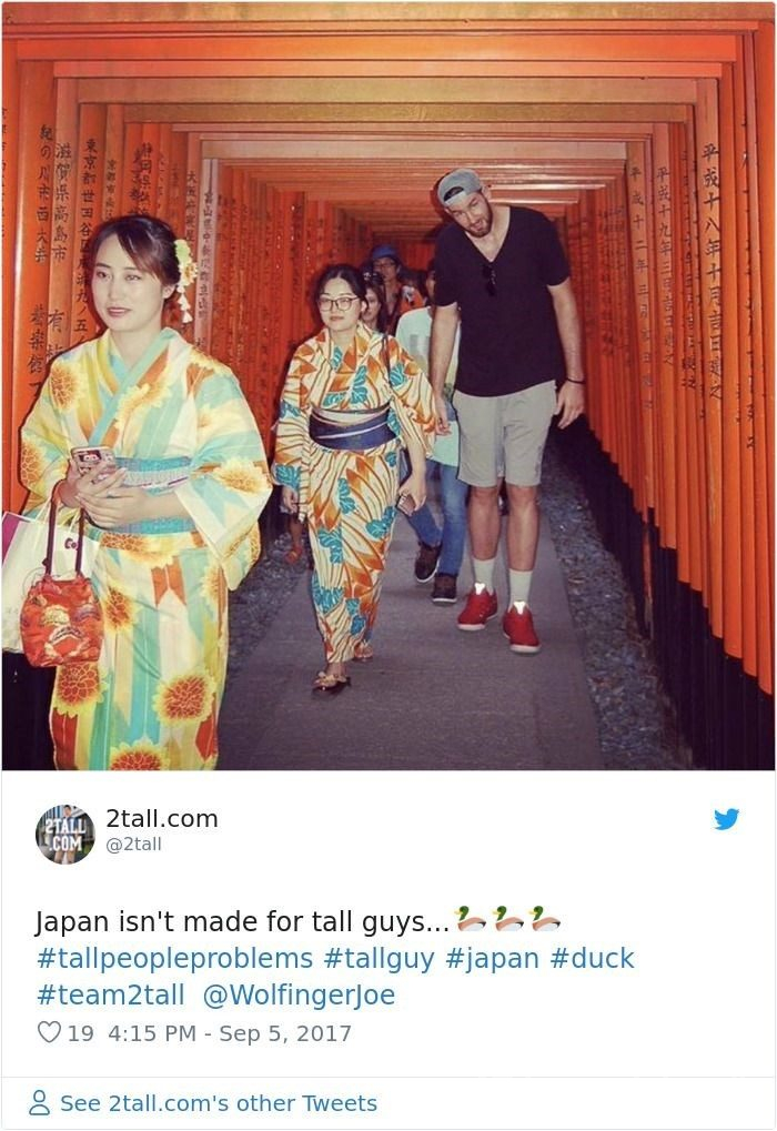 Japonya'nın uzun boylu insanlara göre olmadığını gösteren fotoğraflar