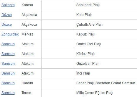 Türkiye'nin Mavi Bayraklı plajlarının tam listesi (En iyi sahiller ve plajlar)