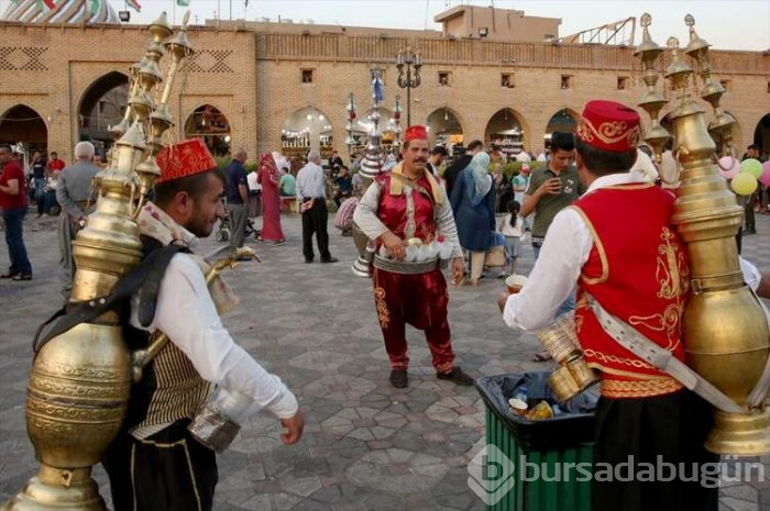 Erbil'in Şamlı seyyar demirhindi şerbetçisi
