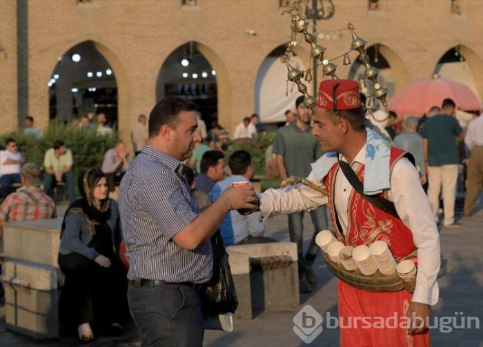 Erbil'in Şamlı seyyar demirhindi şerbetçisi
