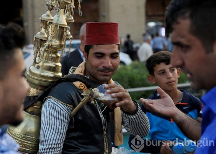 Erbil'in Şamlı seyyar demirhindi şerbetçisi
