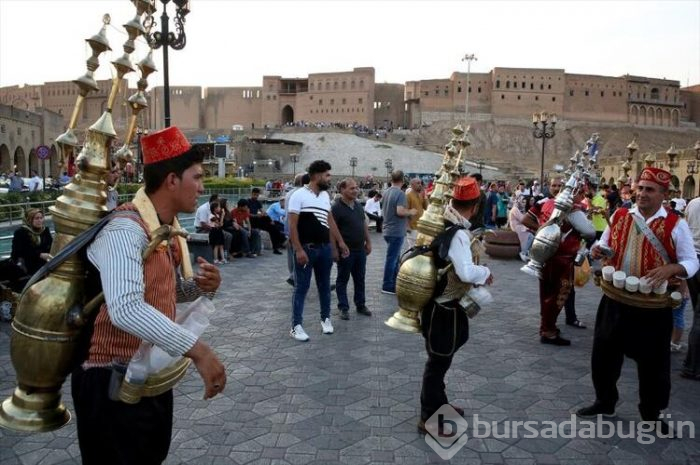 Erbil'in Şamlı seyyar demirhindi şerbetçisi

