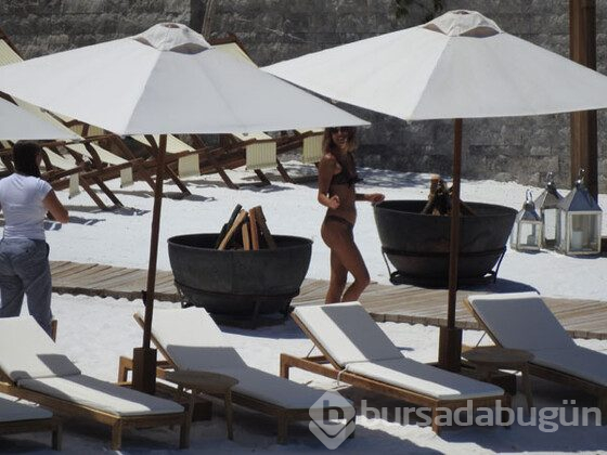 Bodrum'da Nathalie Kelley rüzg&acirc;rı!
