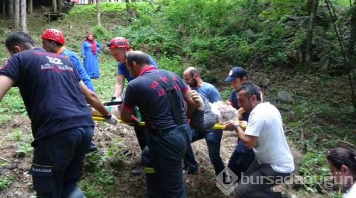 Uçuruma yuvarlandı!