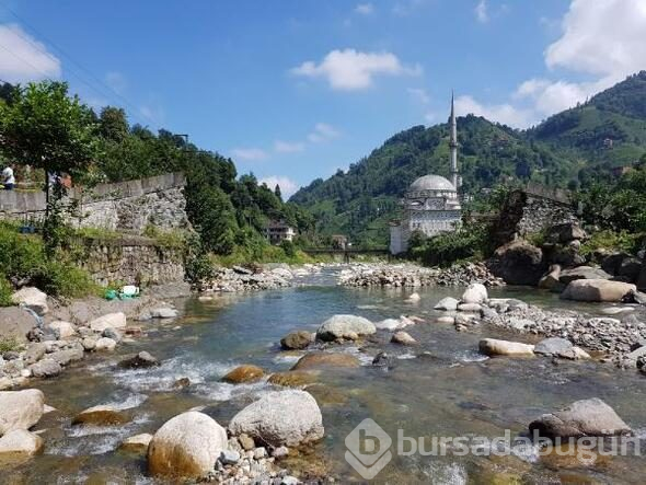 Rize'de 300 yıllık kemer köprü çöktü
