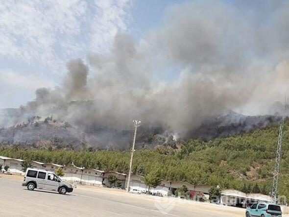 Fethiye'de yangın
