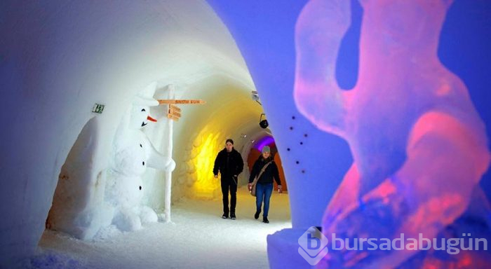 Finlandiya'daki Buz Otel Igloo

