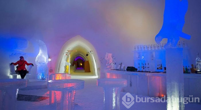 Finlandiya'daki Buz Otel Igloo
