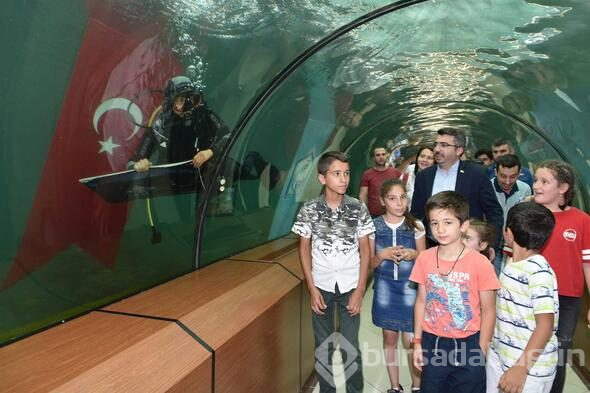 Türkiye'de bir ilk! Su altında sergileniyor
