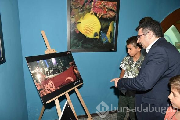 Türkiye'de bir ilk! Su altında sergileniyor

