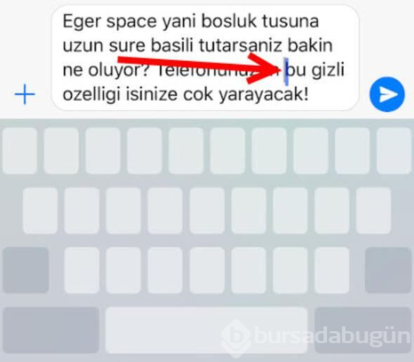 Bu tuşa basılı tutarsanız...