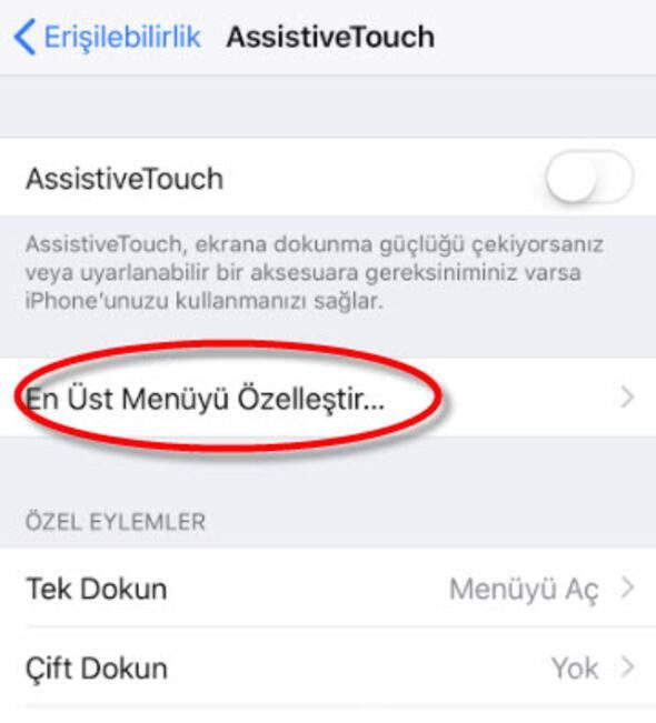 Bu tuşa basılı tutarsanız...