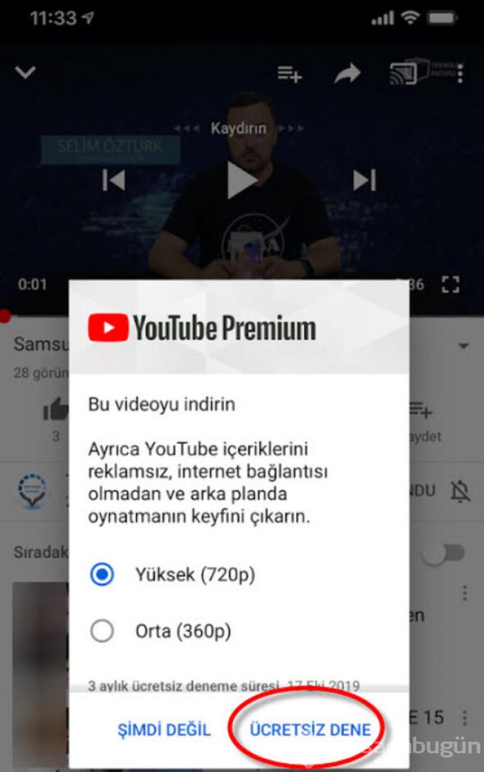 YouTube Türkiye'de paralı tarifeye resmen geçti!
