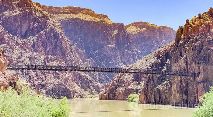 Doğa yürüyüşçülerinin ana rotası Güney Kaibab Parkuru