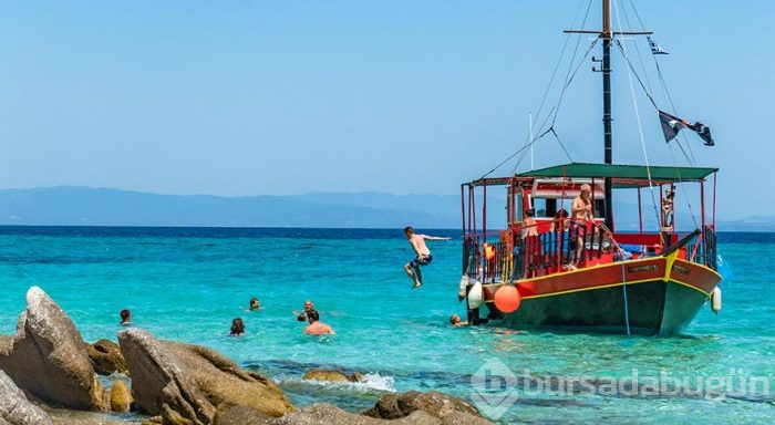 Halkidiki'nin gözde 'Portakal Plajı'